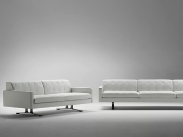 KENNEDEE - 2 seater leather sofa by Poltrona Frau - view 3